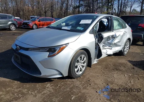 2022 Toyota Corolla Le из США, поврежденный, VIN JTDEPMAE1N3031122